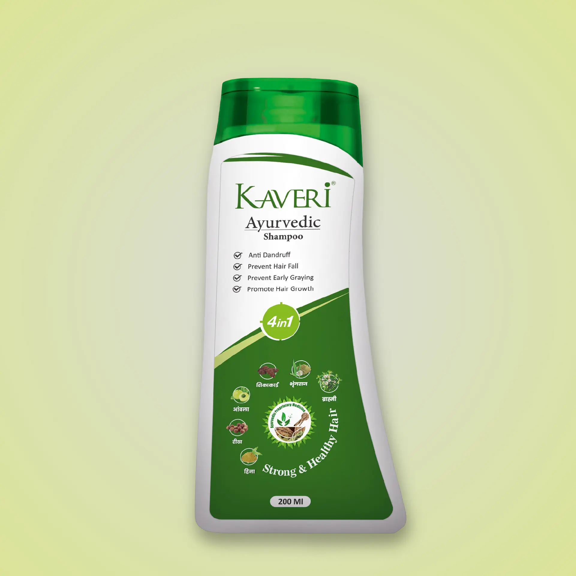 Kaveri Ayurvedic Anti Dandruff Hair Shampoo for Hair Fall & Hair Growth – 200ml