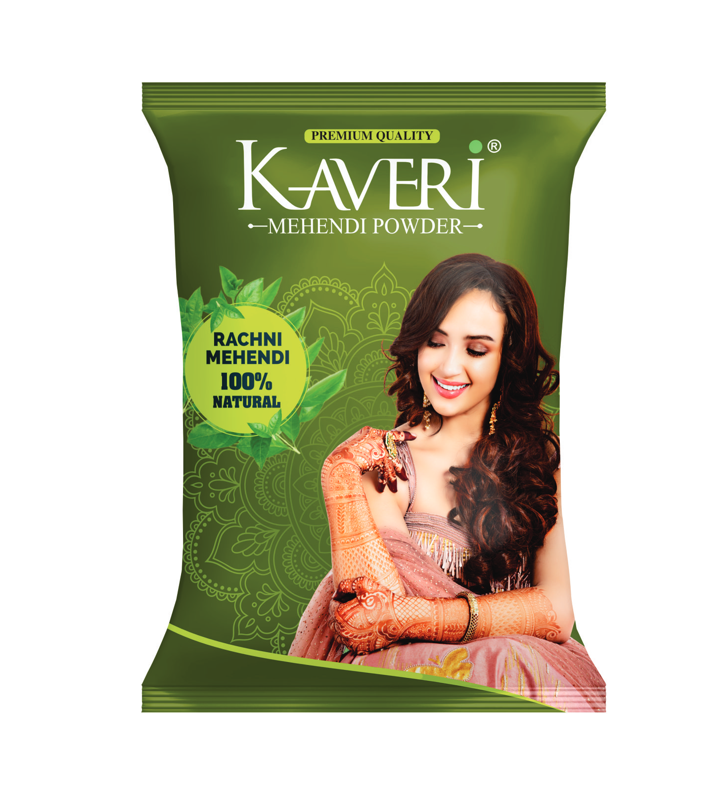 Kaveri Mehendi Powder 100% Natural Henna Powder For Hairs, Hands & Feet (500 gm)