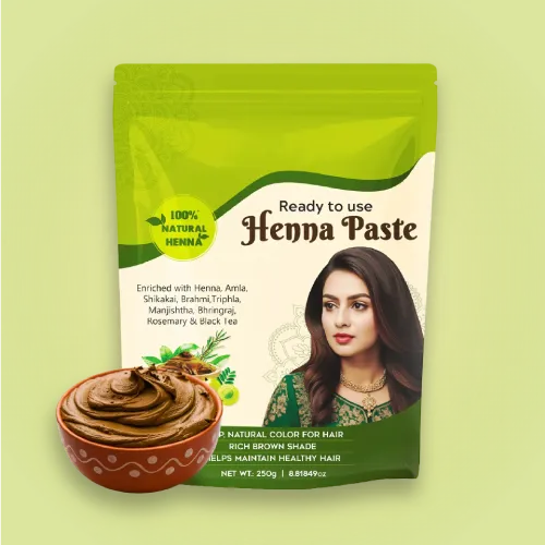 Kaveri Ready to Use Henna Paste for Henna Hair Color with Amla & Shikakai – 250g & 500g
