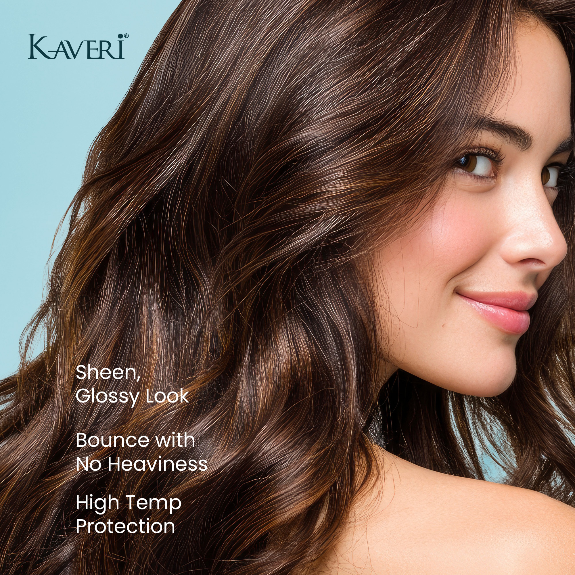 Kaveri Leave In Conditioner | Mango Butter & Ginseng Root Extract | Softer Smoother Hair & Frizz Control | For Dry, Curl, Wavy & Frizzy 100 Ml - Image 5