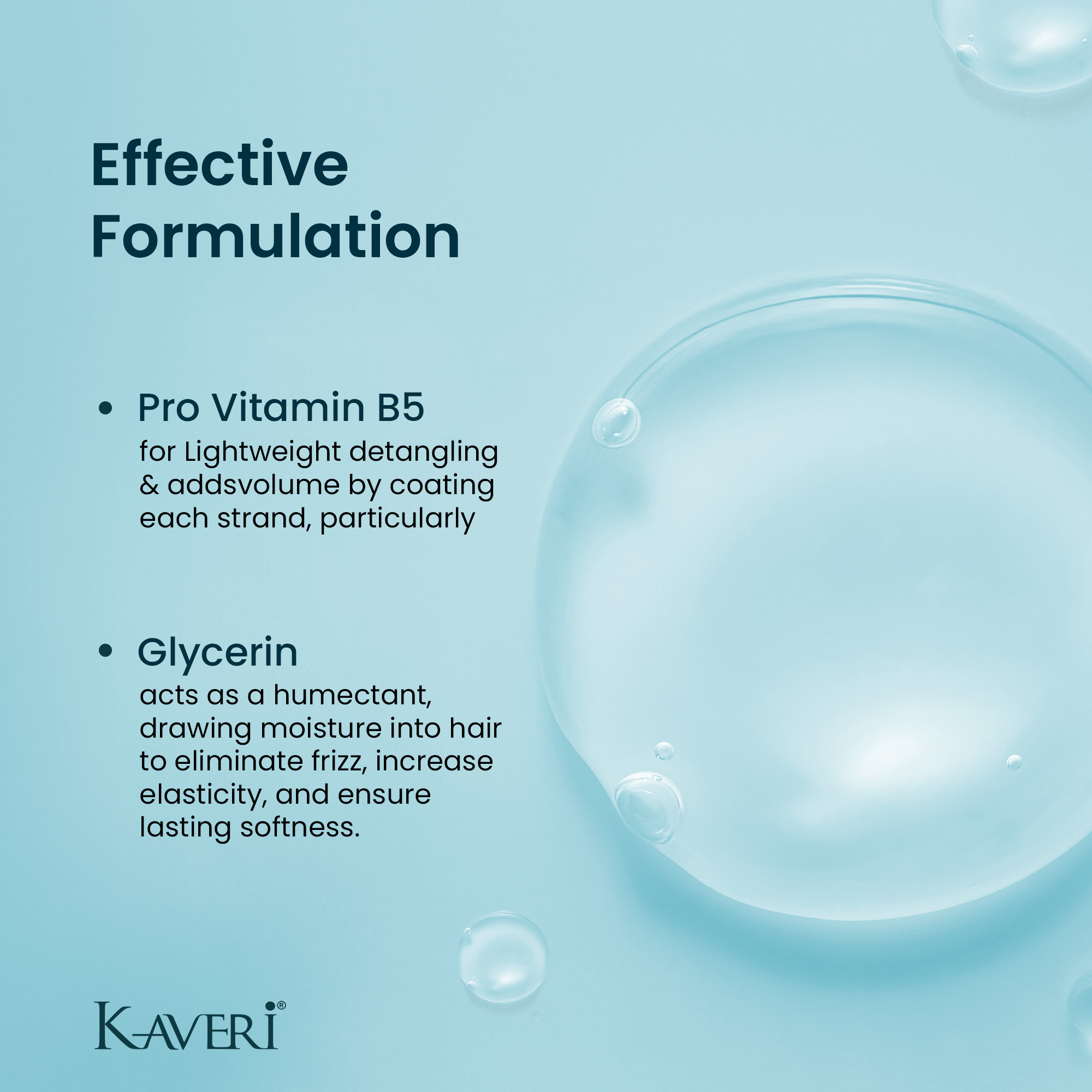 Kaveri Leave In Conditioner | Mango Butter & Ginseng Root Extract | Softer Smoother Hair & Frizz Control | For Dry, Curl, Wavy & Frizzy 100 Ml - Image 7