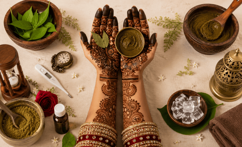Bridal Mehendi Tips for Long-Lasting Dark Colour