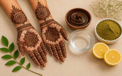 How Brides Can Get Dark Mehendi Naturally