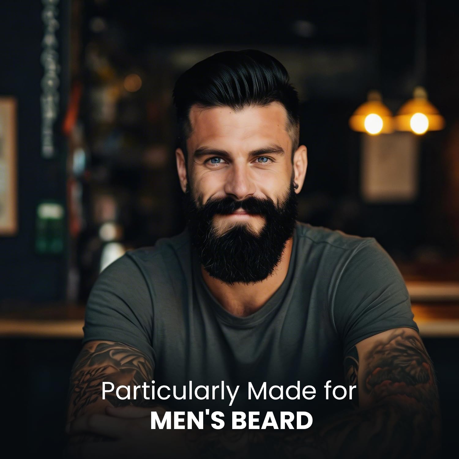 Kaveri Beard Color for Men – Natural Black | No Ammonia Beard Dye | 10 Minute Gray Coverage | Permanent Beard Moustache & Sideburn Color | With Developer & Brush | 60g + 60ml - Image 7
