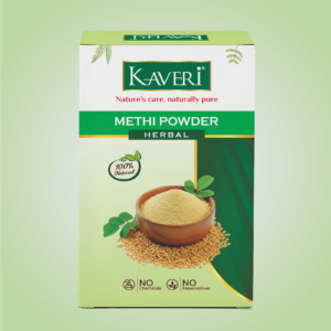 Kaveri Methi Powder for Hair & Skin Care | Pure Fenugreek Powder | Herbal Face Pack & Hair Mask | Chemical Free | 200g