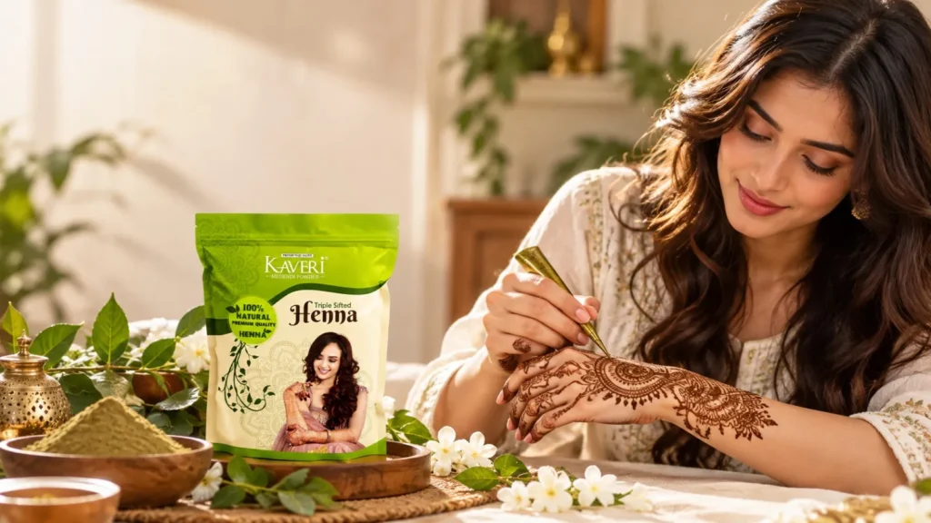 How Mehendi Powder Becomes Bridal Art | Kaveri Mehendi