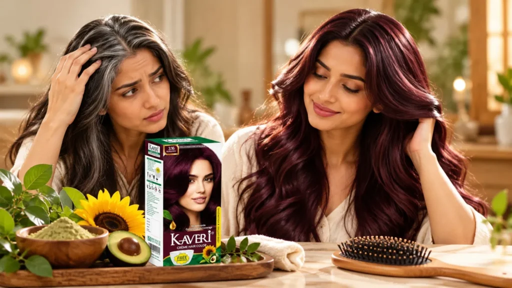 When to Start Covering Grey Hair Kaveri Mehendi